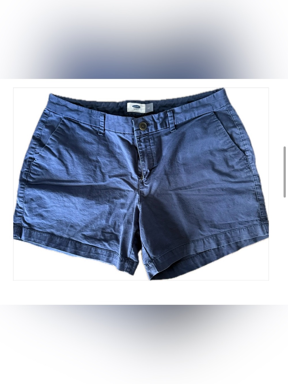 Old Navy Navy Blue Women's Chino Shorts